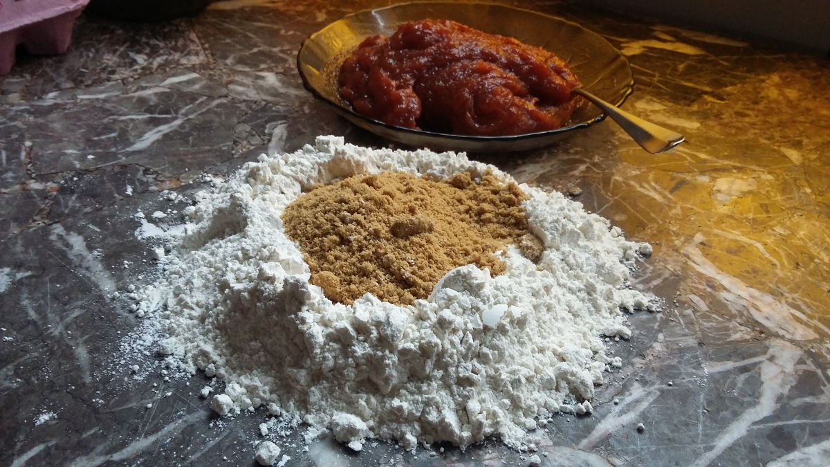 Receta Pastafrola paso 1